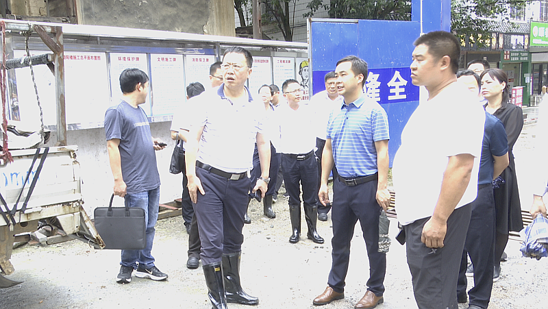 伍志平调研西城棚户区改造项目建设