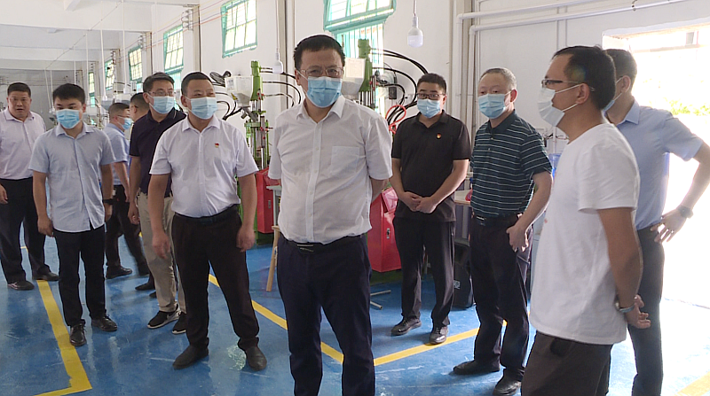 伍志平深入新坊乡调研经济社会发展工作