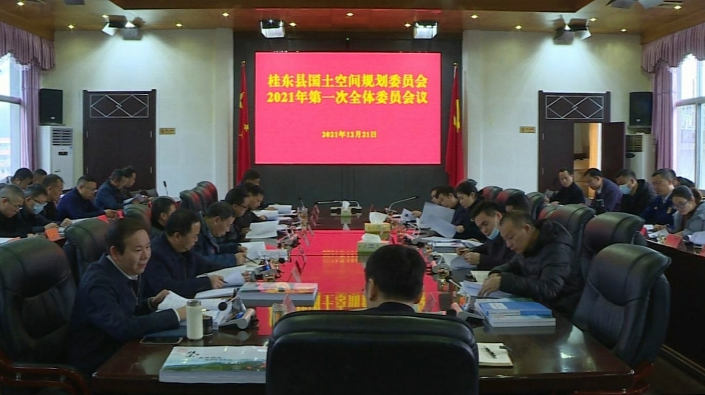 伍志平主持召开县国土空间规划委员会2021年第一次会议