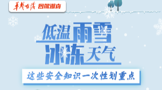 【图解】低温雨雪冰冻天气 这些安全知识一次性划重点