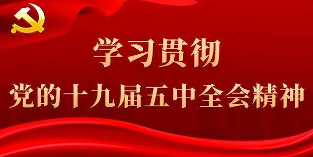 学习贯彻党的十九届五中全会精神