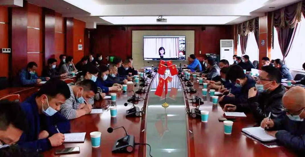 县教育局组织收看省市疫情防控工作视频会