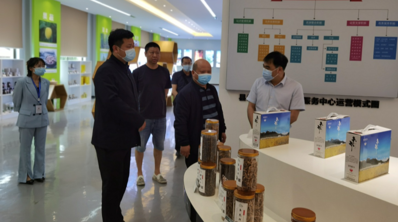 市中小企业服务中心深入我县调研