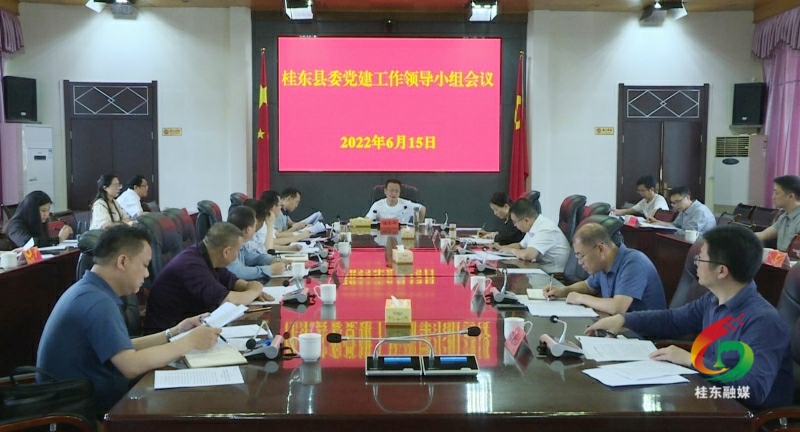 伍志平主持召开县委党建工作领导小组会议