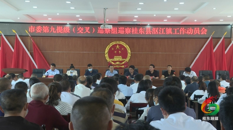 市委第九提级（交叉）巡察组巡察桂东县沤江镇工作动员会召开