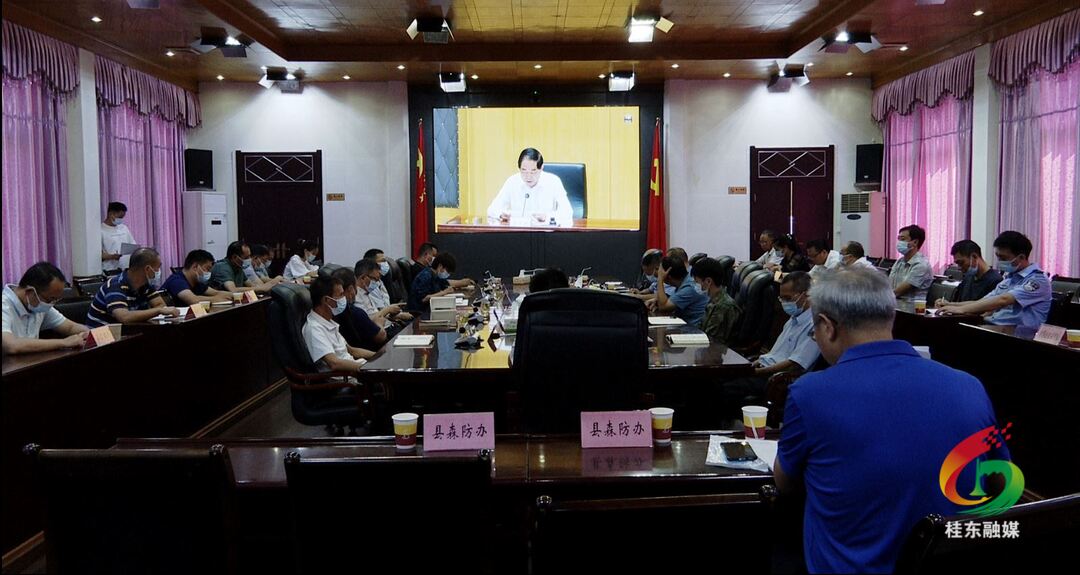 我县组织收看全国、全省、全市秋冬季森林防灭火工作部署视频会议
