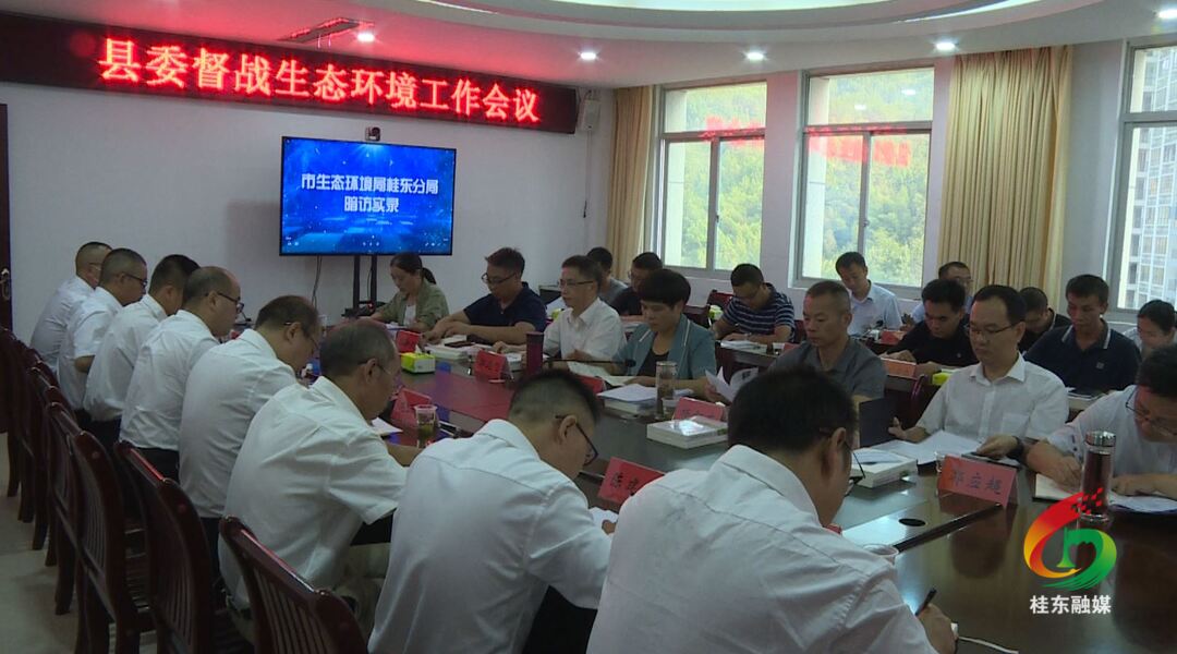 县委督战生态环境工作会议召开