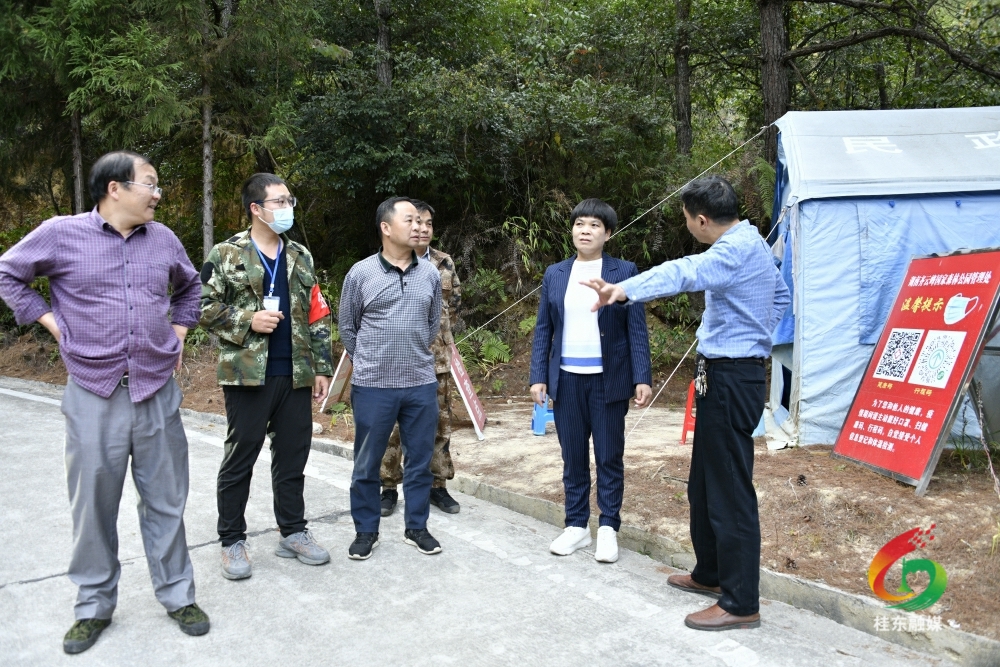 刘真调研督导齐云峰森林公园森林防灭火工作