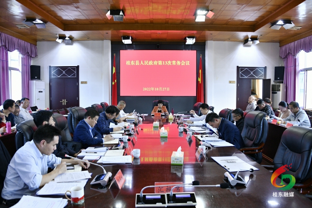 刘真主持召开县政府第13次常务会议