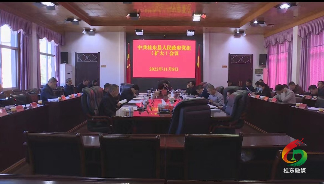 刘真主持召开县政府党组（扩大）会议
