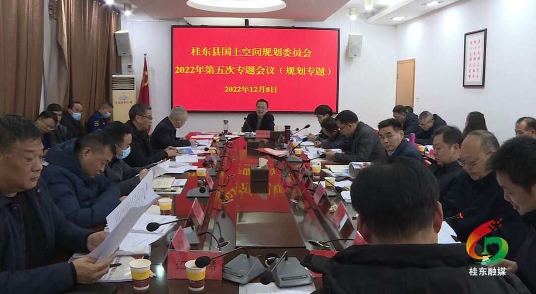 伍志平主持召开县国土空间规划委员会2022年第五次专题会议