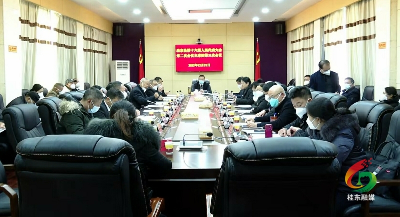 【聚焦两会】县十六届人大二次会议召开主席团第三次会议