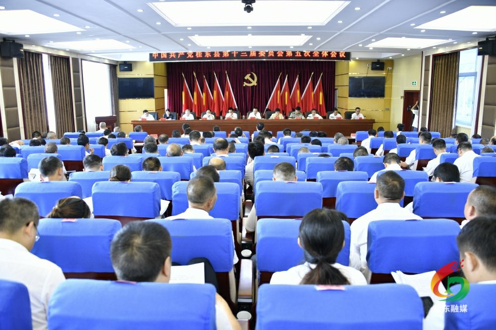 中共桂东县委十三届五次全会召开