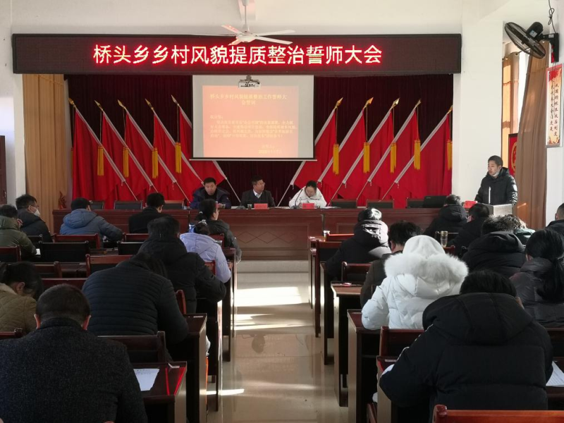 桥头乡：全员出击  坚决打赢乡村风貌提质整治攻坚战