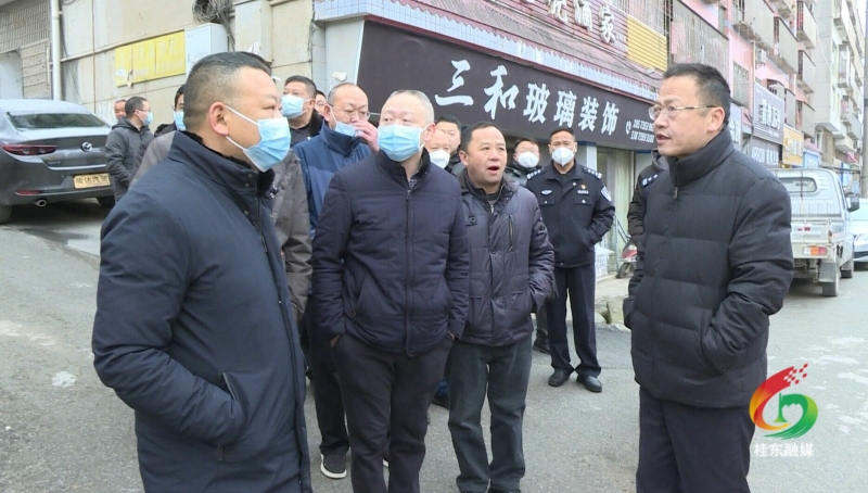 伍志平调研城区风貌提质工作