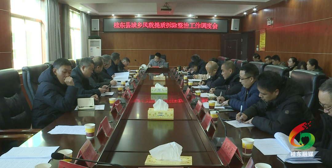 我县召开城乡风貌提质拆除整治工作调度会