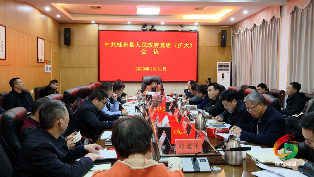 刘真主持召开县政府党组（扩大）会议