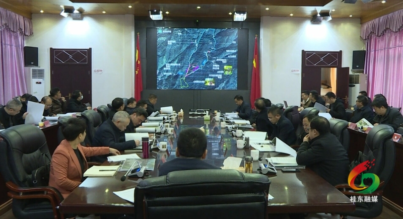 伍志平主持召开县国土空间规划委员会2023年第一次专题会议