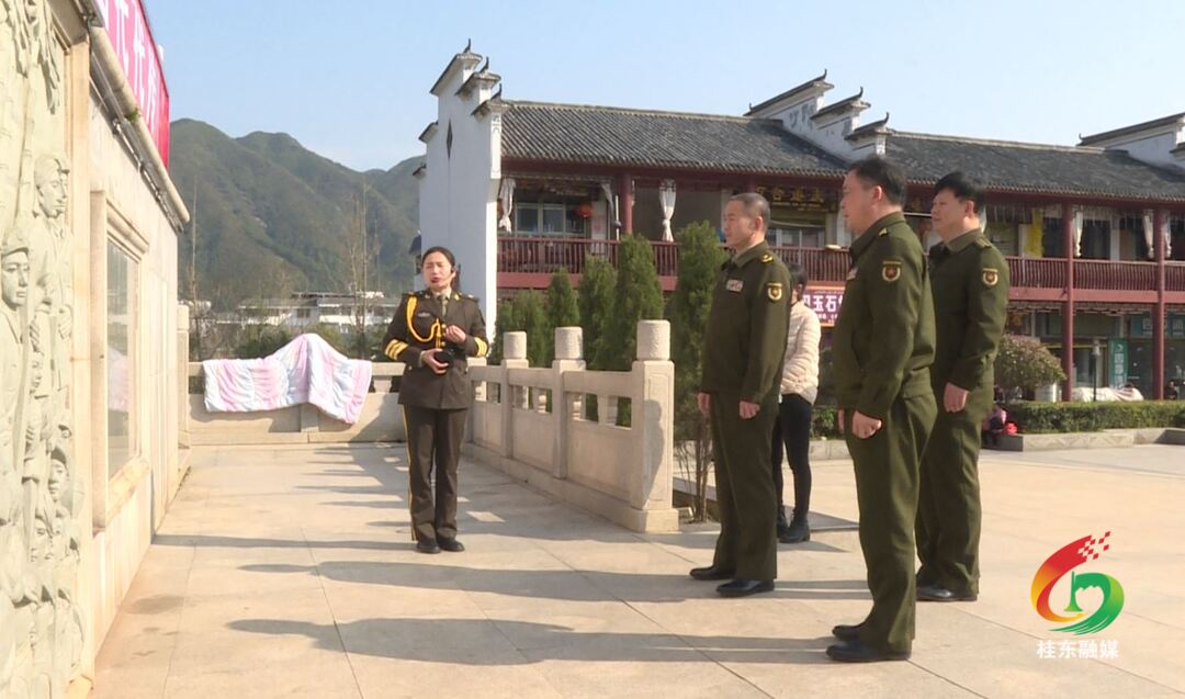 省军区副政委郝先维到我县检查调研