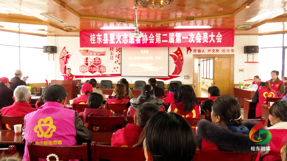 县星火志愿者协会召开年会