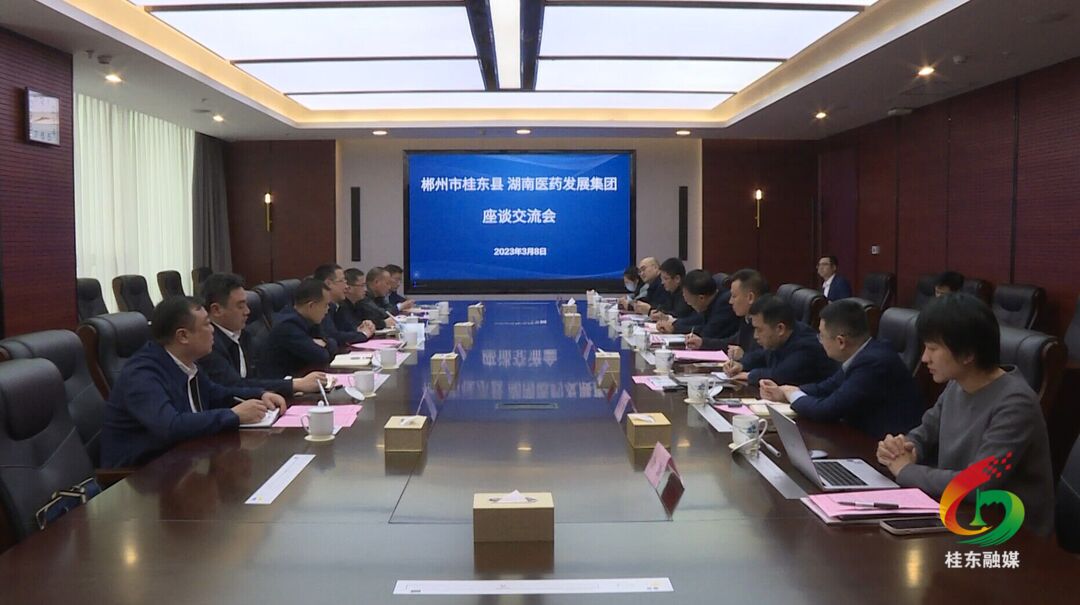 伍志平一行赴湖南医药发展集团考察交流