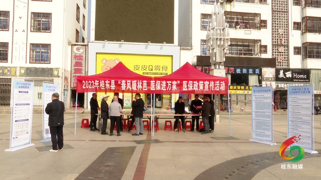 我县开展“春风暖林邑 医保进万家”主题宣传活动