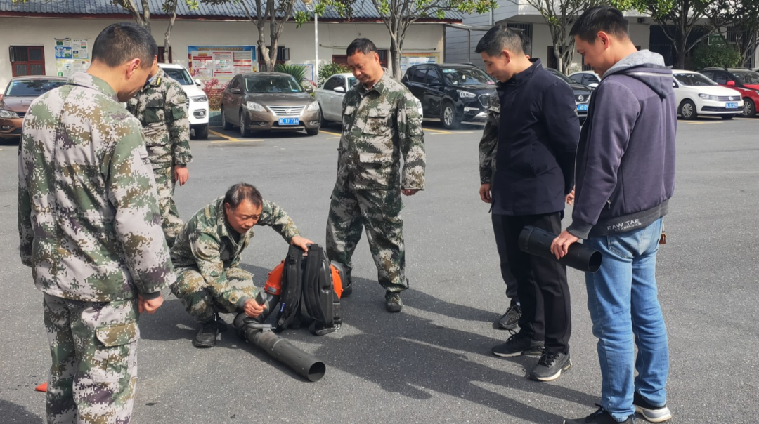 新坊乡进行森林防灭火紧急拉练