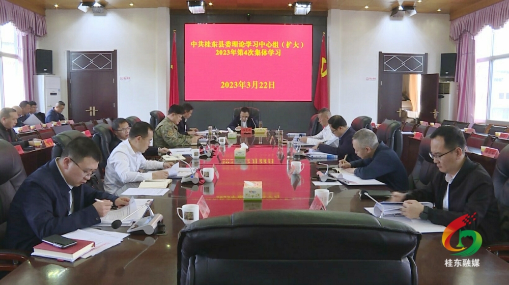 伍志平主持召开2023年第9次县委常委会会议