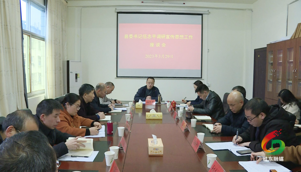 大兴调查研究|伍志平调研全县宣传思想工作