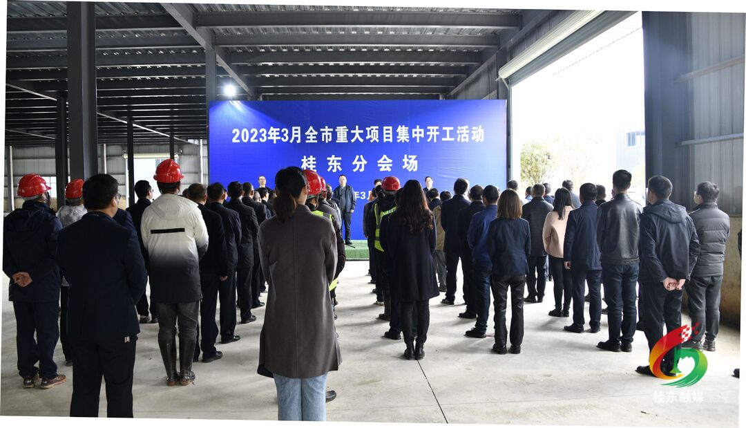 桂东4个重大项目集中开工