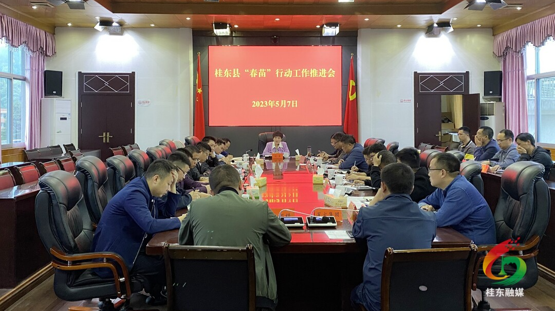 刘真主持召开“春苗”行动工作推进会