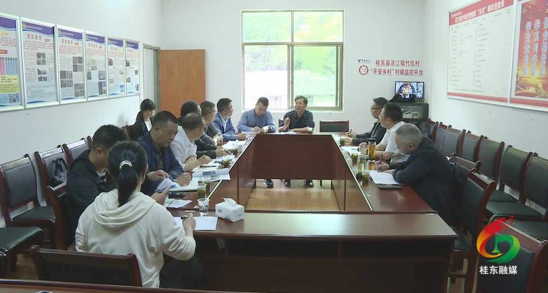 伍志平调度沤江镇竹坑村乡村振兴工作