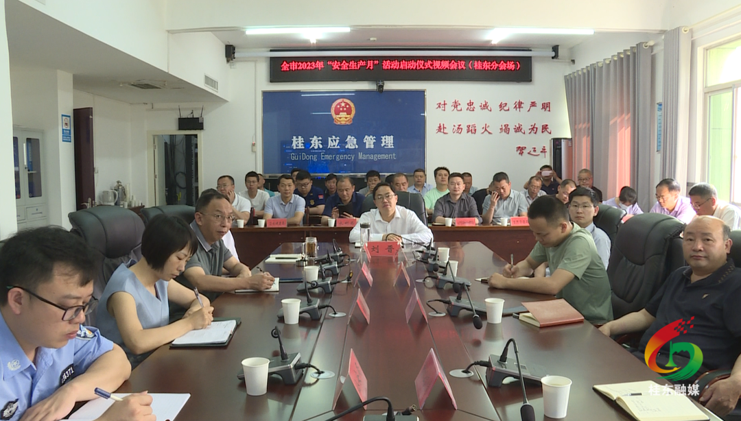 我县组织收听收看全市2023年“安全生产月”活动启动仪式视频会议