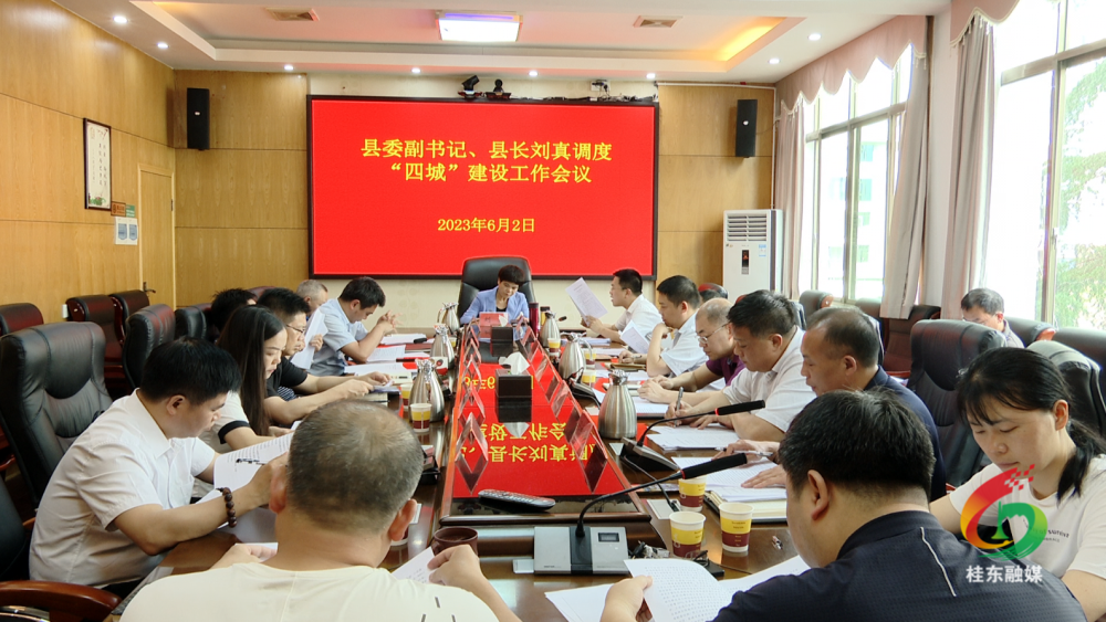 刘真调度“四城”建设工作