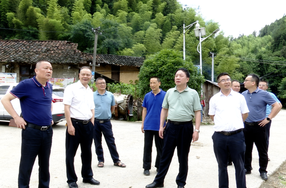 市人大常委会副主任段被成到我县调研