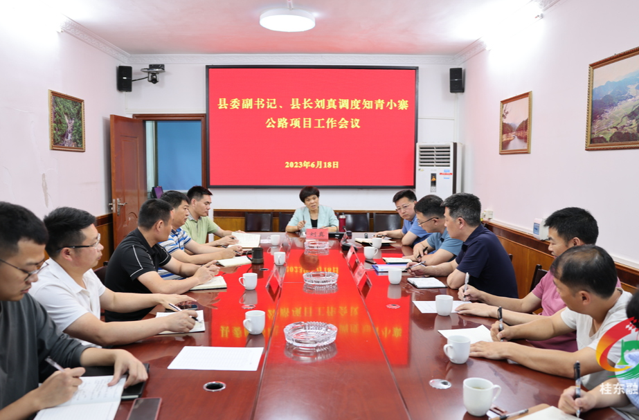 刘真调度知青小寨公路项目建设工作