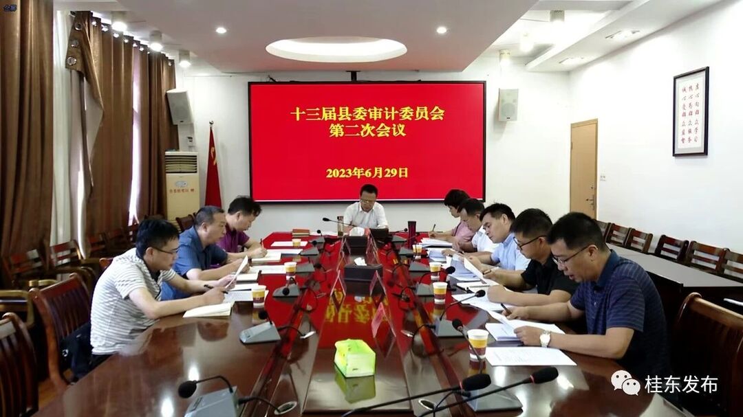 伍志平主持召开十三届县委审计委员会第二次会议
