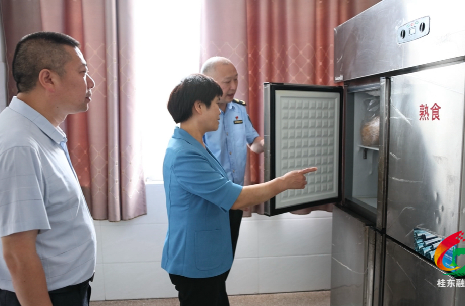 刘真督导县二中食品安全工作