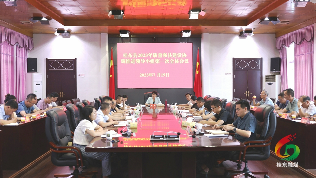 2023年质量强县建设协调推进领导小组第一次全体会议召开