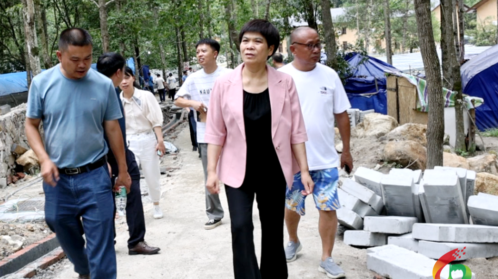 刘真调研知青小寨项目建设工作