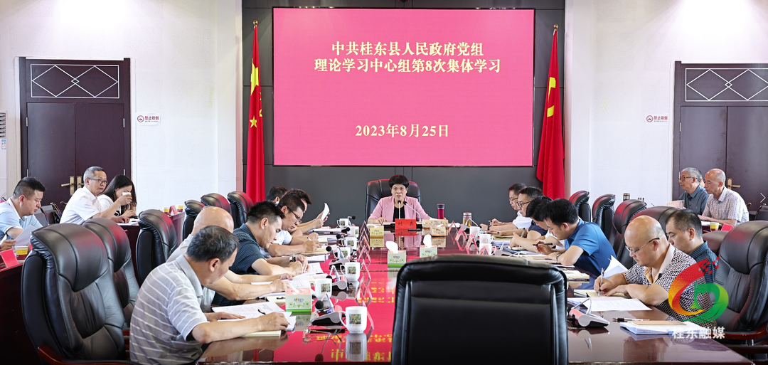 县政府党组理论学习中心组开展2023年第8次（扩大）集体学习