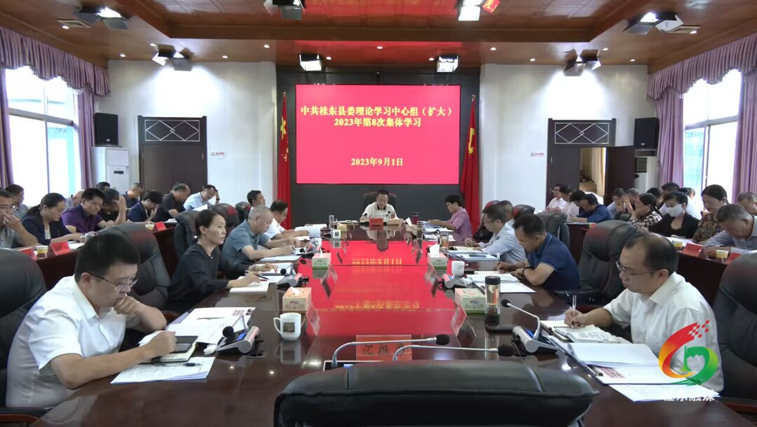 县委理论学习中心组开展2023年第8次集体（扩大）学习