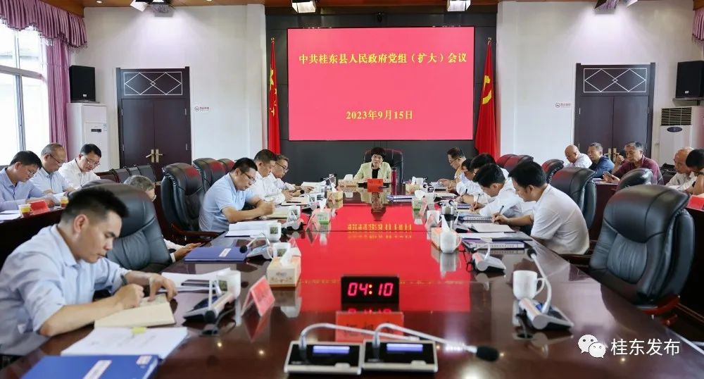 刘真主持召开县政府党组（扩大）会议