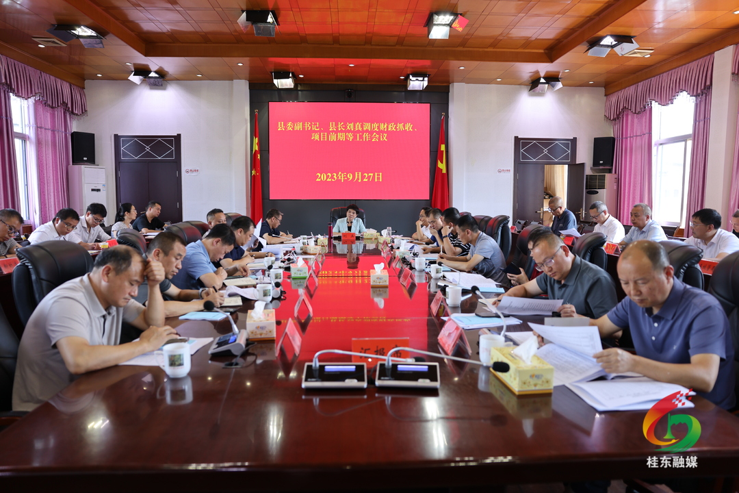 刘真调度财政抓收、项目前期等工作