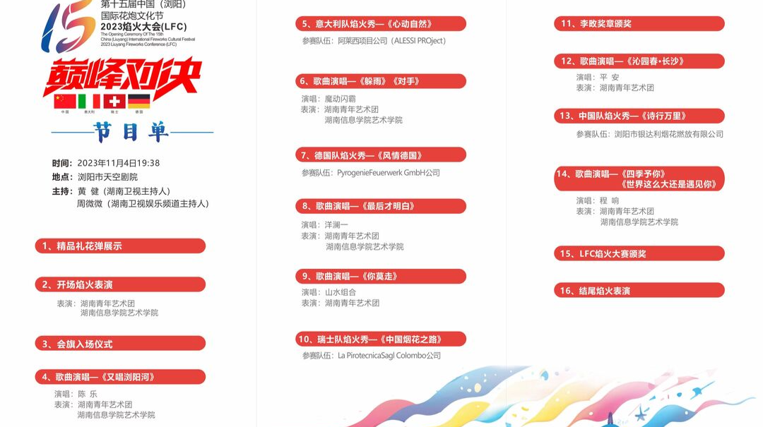 2023年焰火大会（LFC）