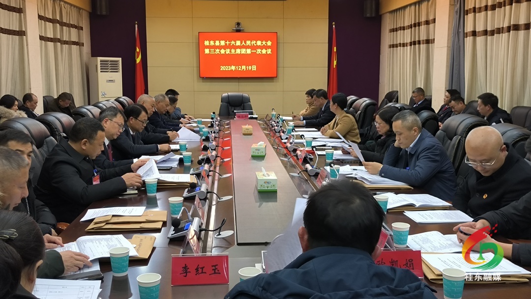 聚焦两会|县十六届人大三次会议召开主席团第一次会议