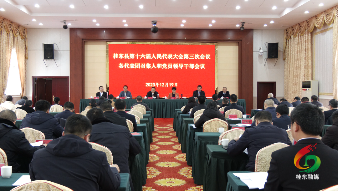 聚焦两会|县十六届人大三次会议召开各代表团召集人和党员领导干部会议