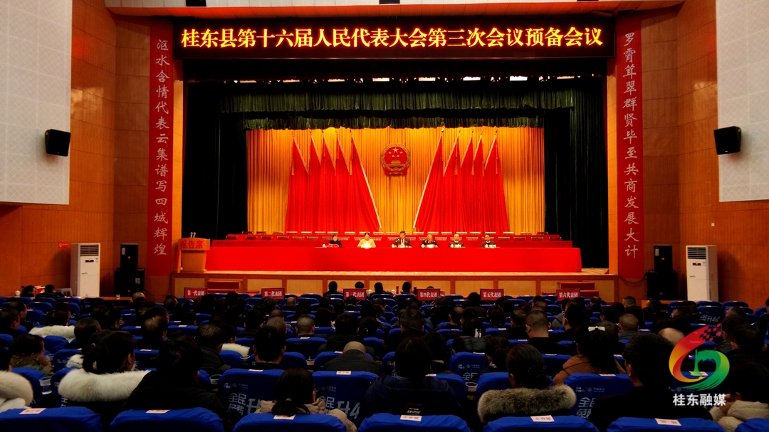 聚焦两会|县十六届人大三次会议召开预备会议