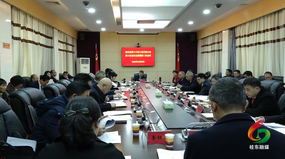 聚焦两会|县十六届人大三次会议召开主席团第二次会议