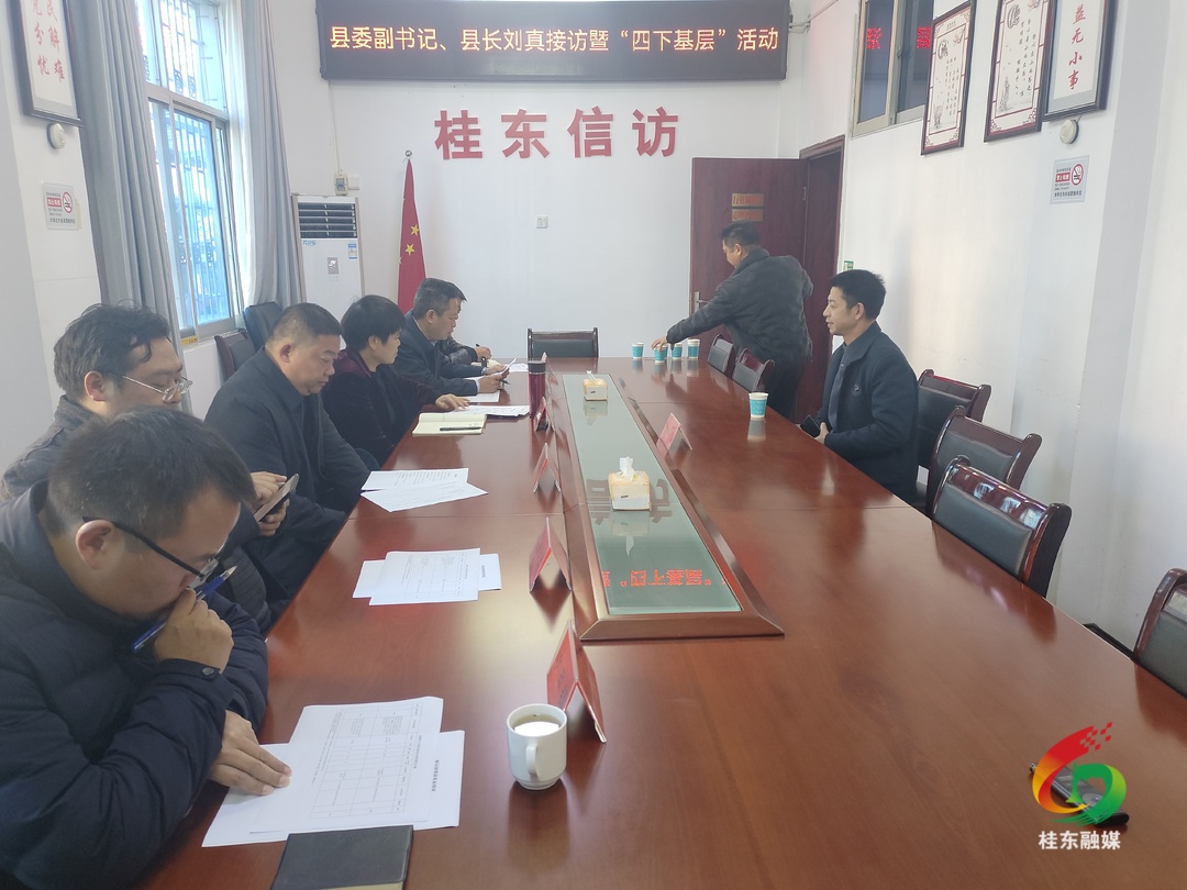 刘真接待来访群众